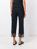 lace hem trousers