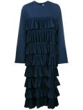 tiered ruffled dress