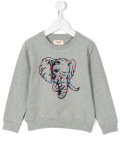 3D elephant print sweatshirt