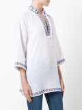 embroidered detail tunic