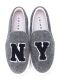 NY patch slip-on sneakers