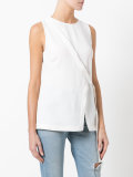 side-tie blouse