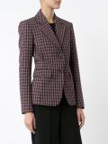 checked blazer 