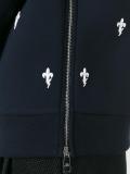 fleur-de-lis embroidered sweatshirt