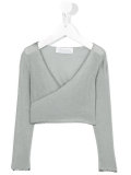 V-neck cropped top