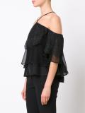 off shoulders lace blouse
