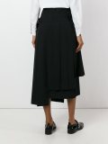 wrapped pleated skirt