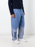 patchwork detail jeans