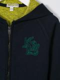 logo embroidered hoodie