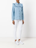 frill hem shirt