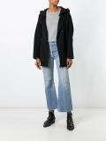 zip up hooded cardigan