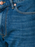 frayed-hem jeans