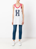 oversized logo vest 