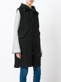 hooded gilet 