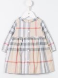 checked long dress