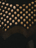 fishnet panel dress