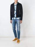distressed slim fit jeans