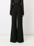 high waisted flared trousers