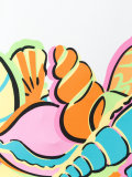 mermaid print T-shirt
