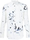 abstract print shirt