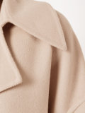 board lapel belted coat