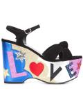 'Candy 50 Love' knotted sandals