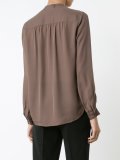 band collar shirt