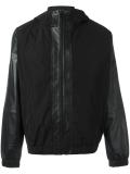 hooded windbreaker