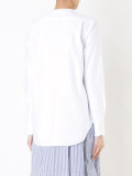 band collar shirt
