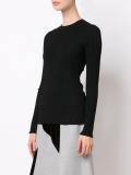 ribbed fine knit jumper