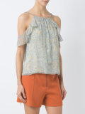 floral print blouse