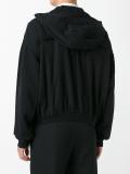 stitched panel hoodie 