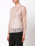 sheer lace shirt