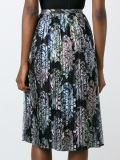 embroidered midi skirt