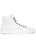 printed lace hi-tops