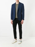 woven texture blazer