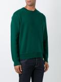 embroidered logo sweatshirt