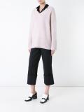 'Boiled V-neck'毛衣