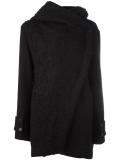 wrap front coat