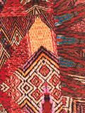 abstract print swim trunks