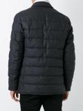 flap pockets quilted jacket