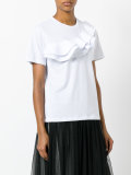 ruffle-detailed T-shirt
