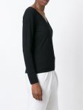 superfine v-neck sweater