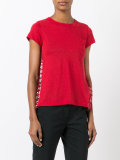 scarf print T-shirt