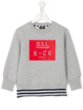 logo print sweatshirt 