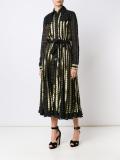 belted shirt dress