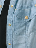 sleeveless denim shirt