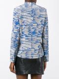 V-neck printed blouse 