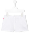 logo embroidered shorts