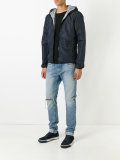 floral-print quilted jacket